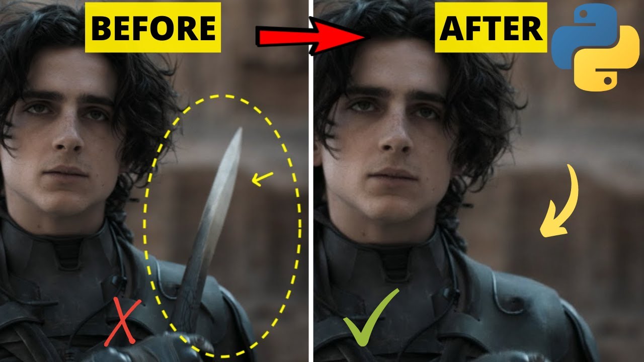 AI based Free Background Object Removal - Lama Cleaner Python Package