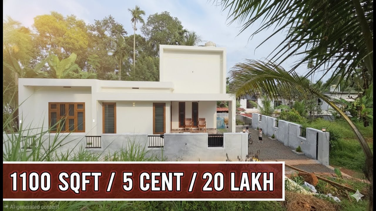 വെറും 1000 SQFT !! 2BHK  വലിയ വീട്. Budget-Friendly