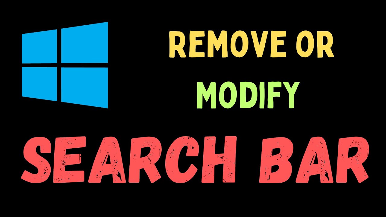 How to Remove or Modify Search Bar in Windows 11