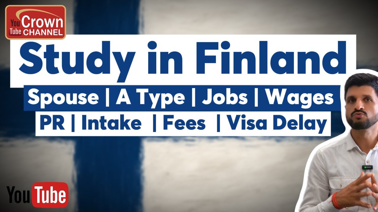 Study In Finland with Spouse and Kids | Part-Time Jobs | Fee | Finland Study Visa |Crown Immigration