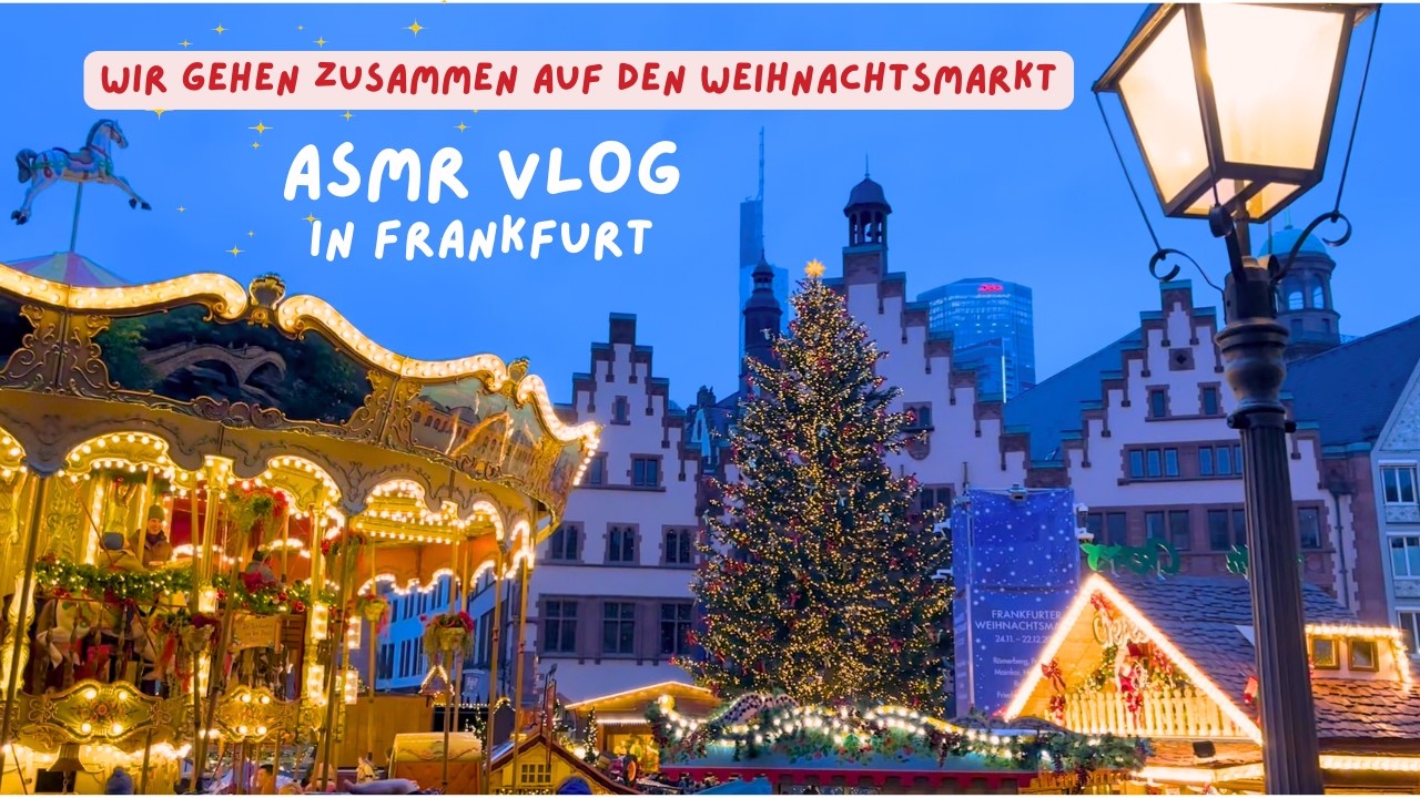 ASMR VLOG 🎄🎁 Weihnachten in Frankfurt
