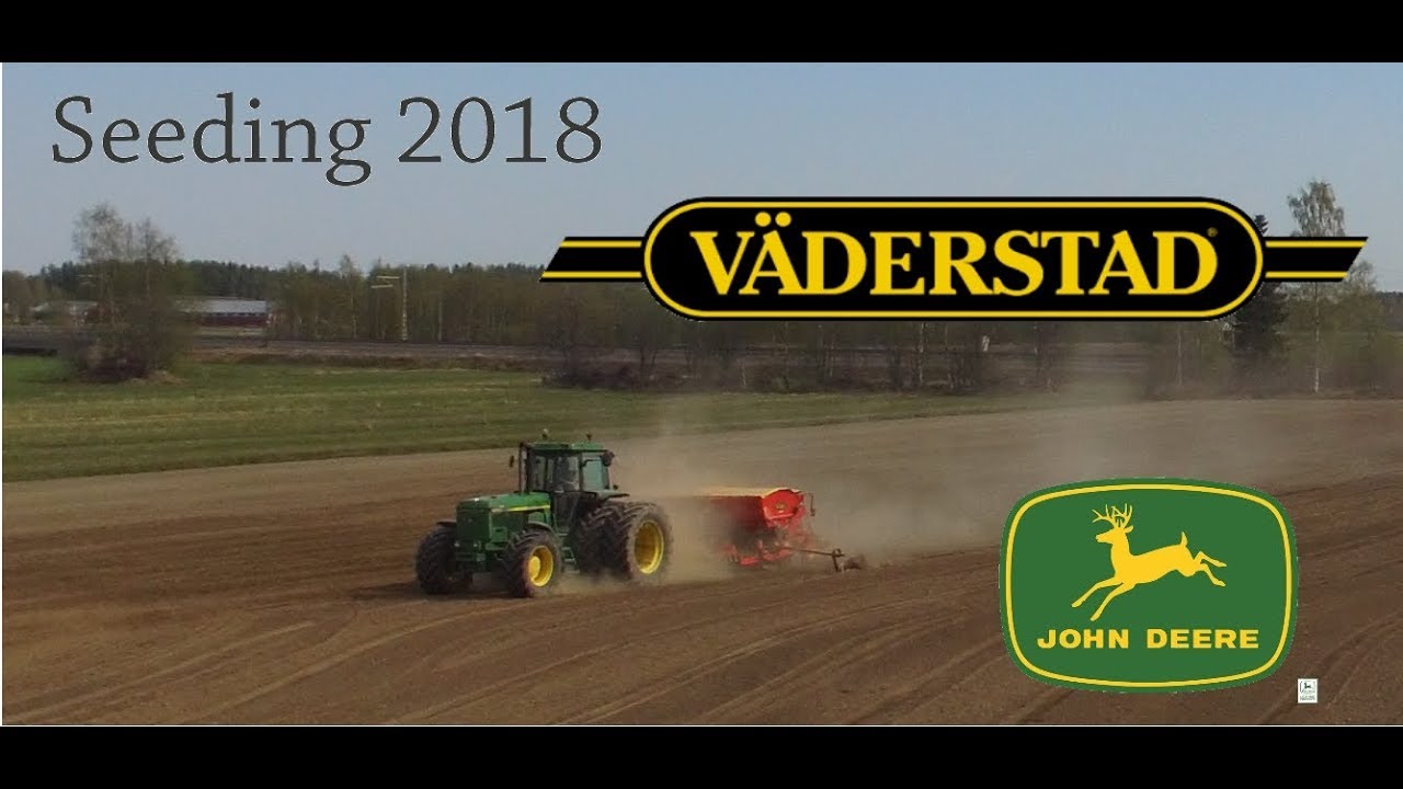 Seeding / Kylvöä 2018 John Deere Väderstad