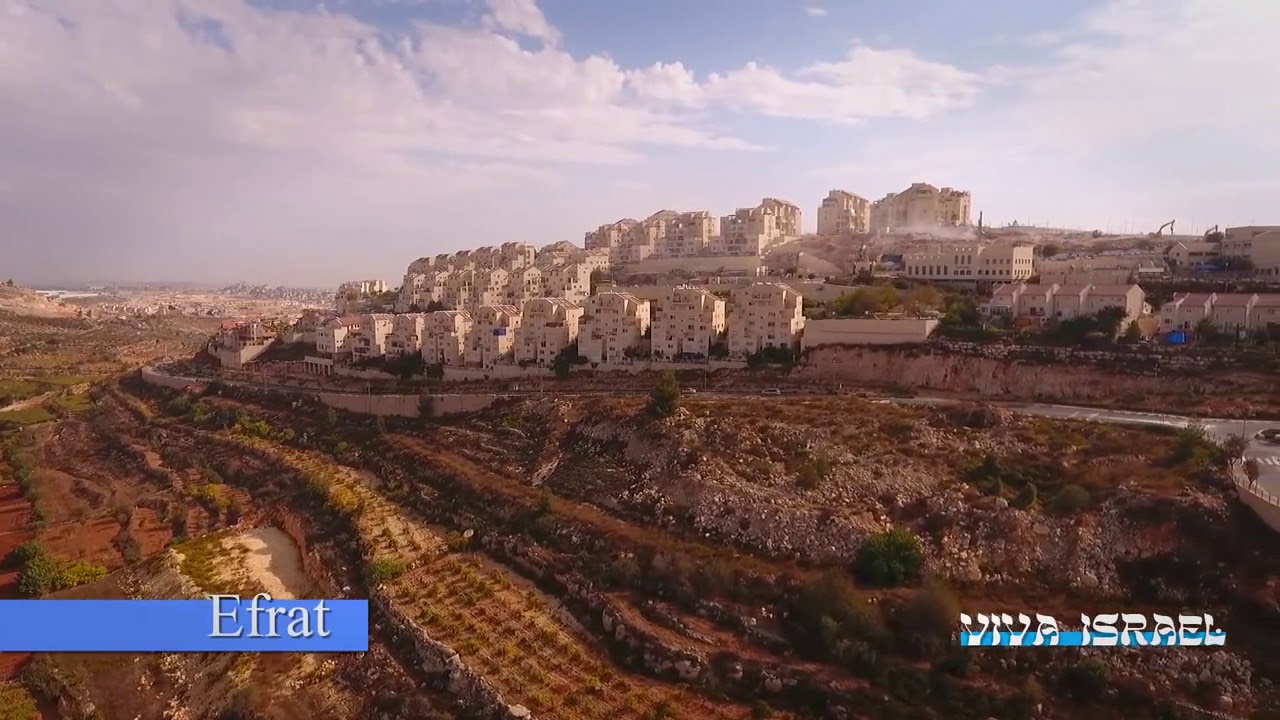 Efrat From the Air - Thanks to VIVA ISRAEL