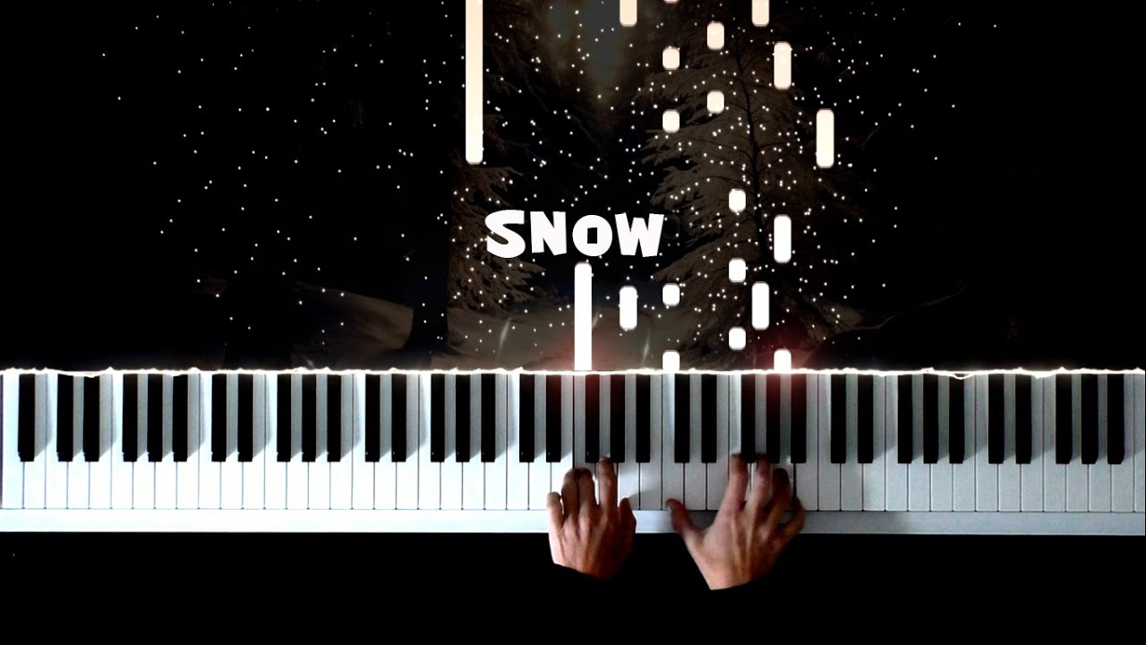 Snow Fabrizio Paterlini Piano Tutorial Piano Cover