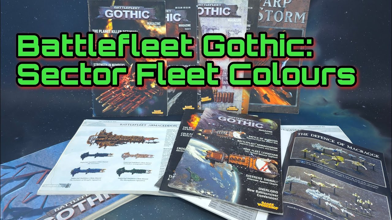 Battlefleet Gothic: Imperial Fleet Sector Colour Schemes