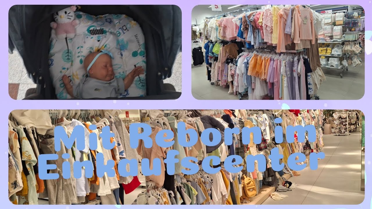 Mit Reborn Baby im Einkaufscenter Reborn Baby deutsch 