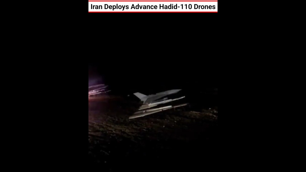 Iran Deploys Advance Hadid-110 Drones #shorts