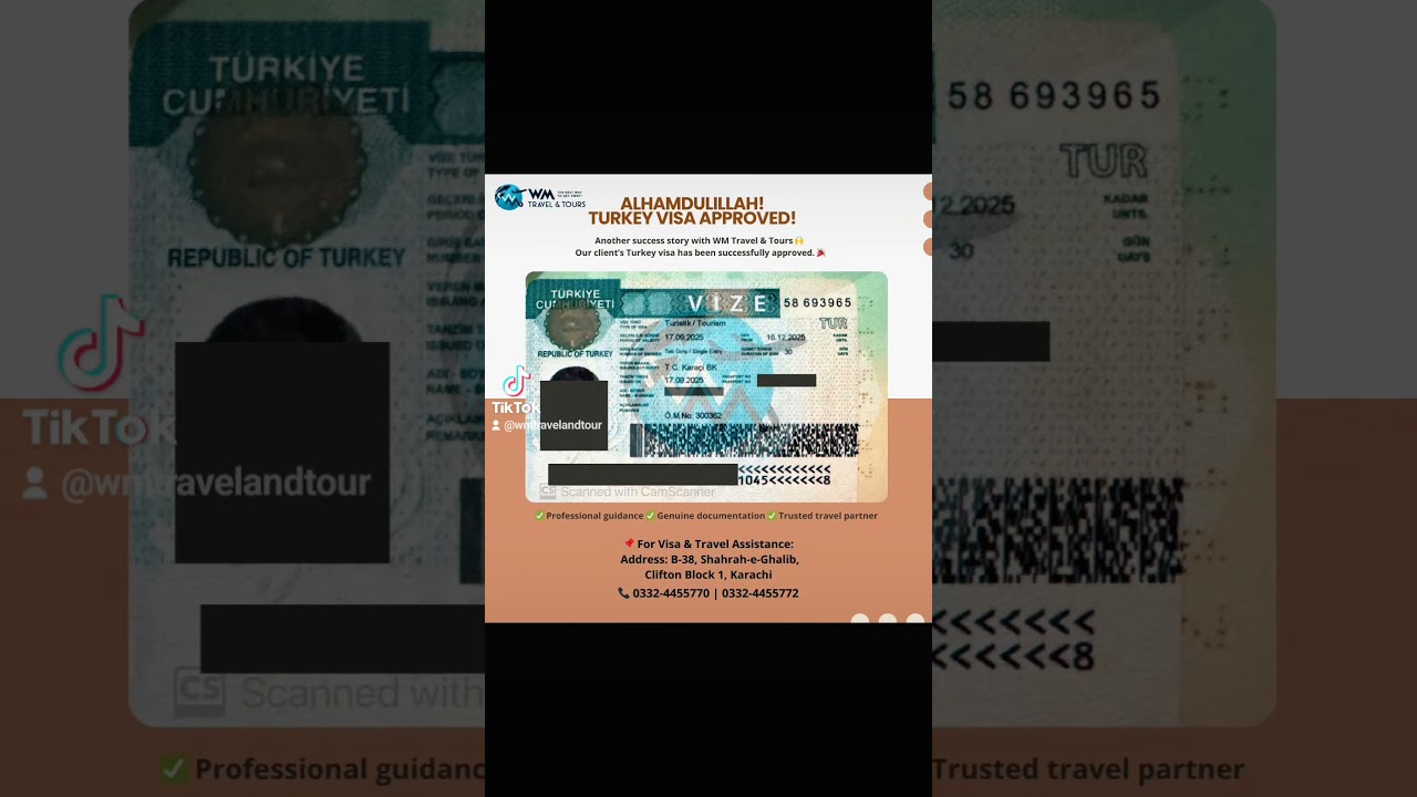 Turkey Visa Approved! ✨🇹🇷 #turkey #turkeytravel #visa #visasuccess #pakistan