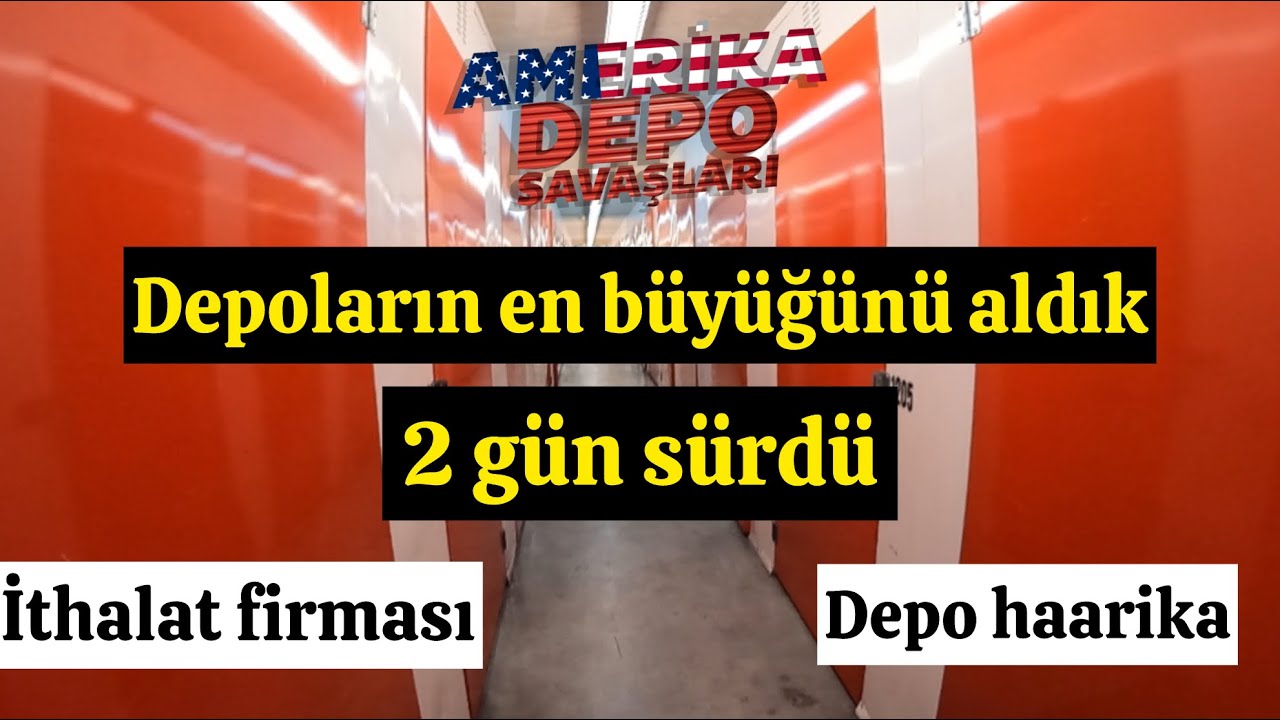2 günlük depo aldık parayı bulduk