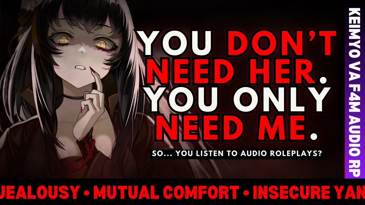 F4M | 『Yandere GF SPIRALS after finding out you listen to Audio RPs』[Jealous][Comfort]AUDIO ROLEPLAY