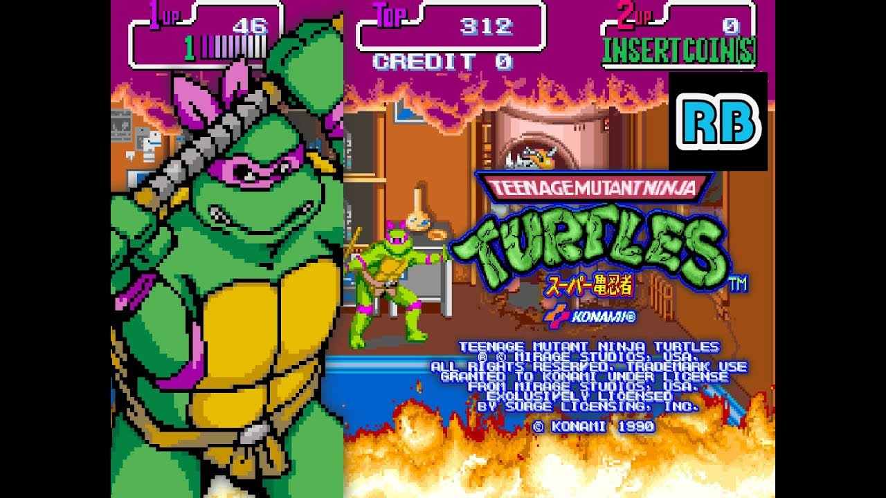 1990 [60fps] Teenage Mutant Ninja Turtles Donatello Hardest Nomiss ALL