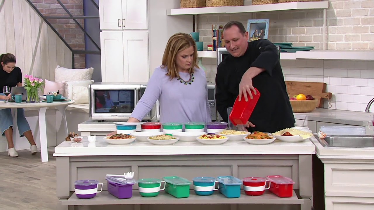 Decor 6-Piece Microwave Pasta Cooker Set on QVC