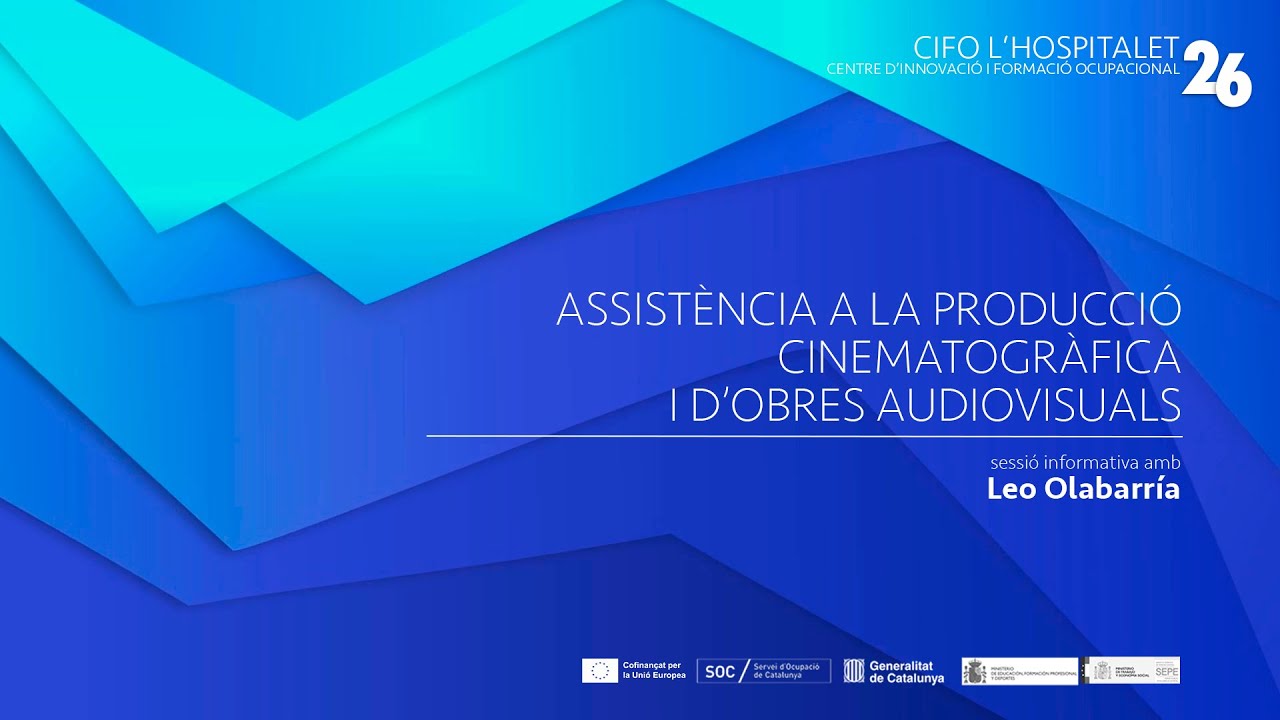 Assistència a la producció cinematogràfica i d'obres audiovisuals