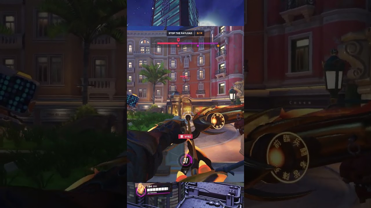 Hanzo Headshot ASMR  #overwatch2 #gaming #overwatch2gameplay