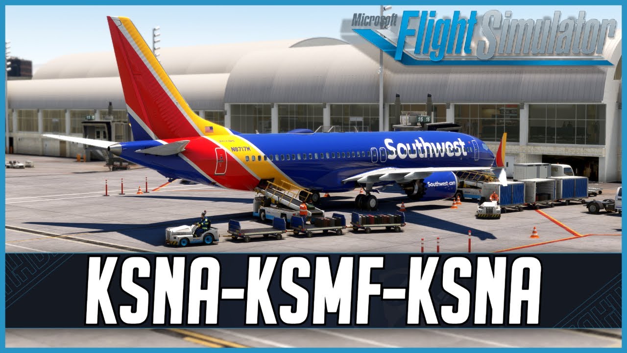 iFly 737 MAX8 | Real World Southwest OPS | John Wayne - Sacramento (Round-trip) | VATSIM