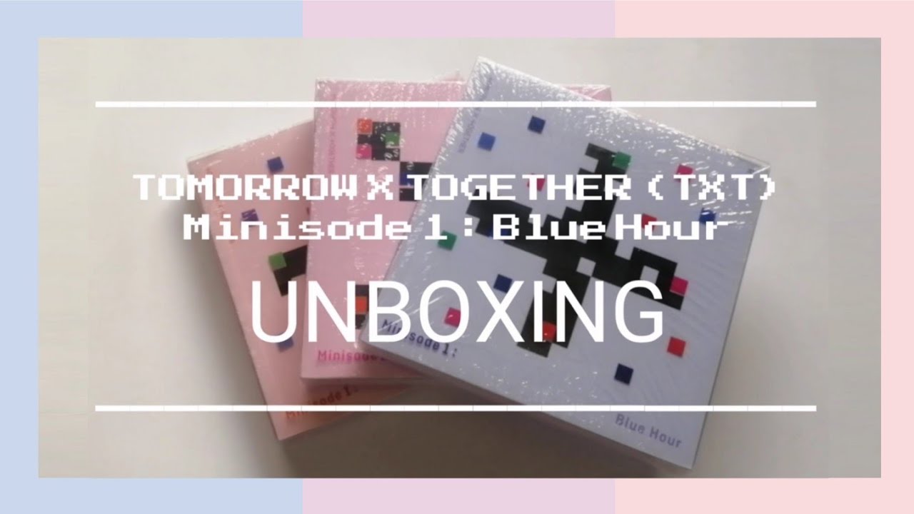 TOMORROW X TOGETHER (TXT) - Minisode1 : Blue Hour Album Unboxing