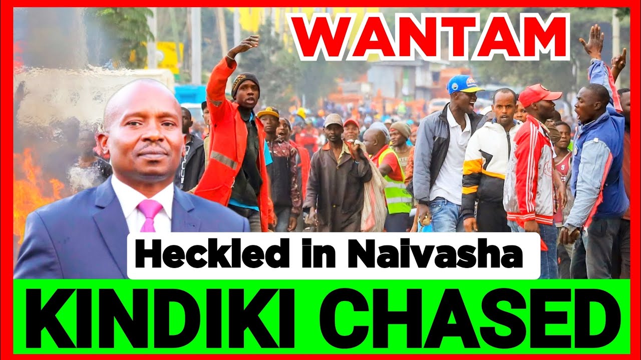 Toka hapa! Uongo! Uongo! Dp Kindiki Chased & Heckled in Naivasha over Ruto's Fake Promises & lies