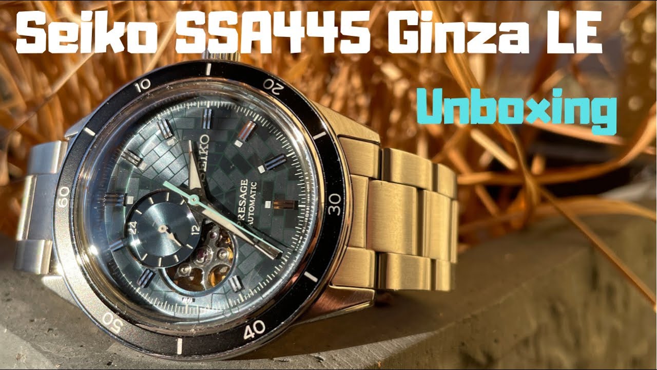 Seiko Presage Ginza Limited Edition SSA445J - Unboxing