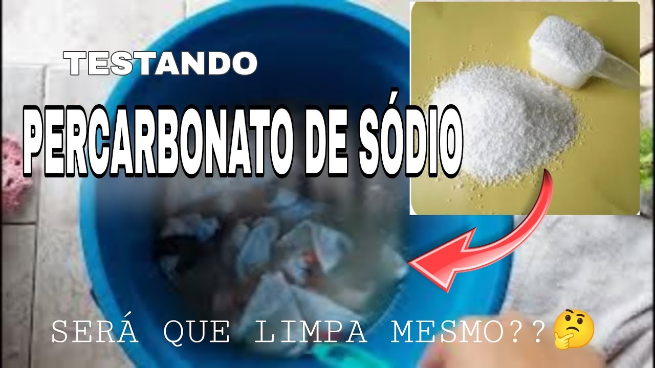 COMO DESENCARDIR ROUPA BRANCA COM APENAS UM PRODUTO 😱 TESTANDO PERCARBONATO DE SÓDIO.