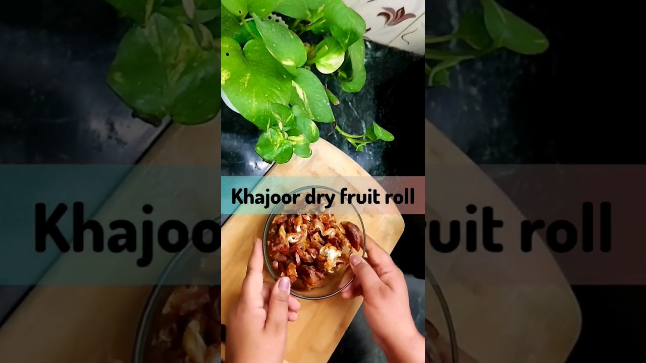 dry fruit khajoir roll 