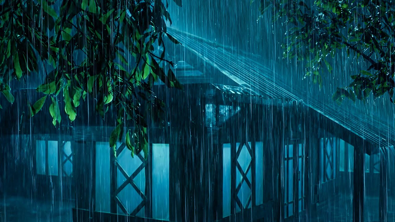 Immerse Yourself in Deep Sleep with Heavy Rain & Gentle Thunder | Rain Sounds for Stress Relief