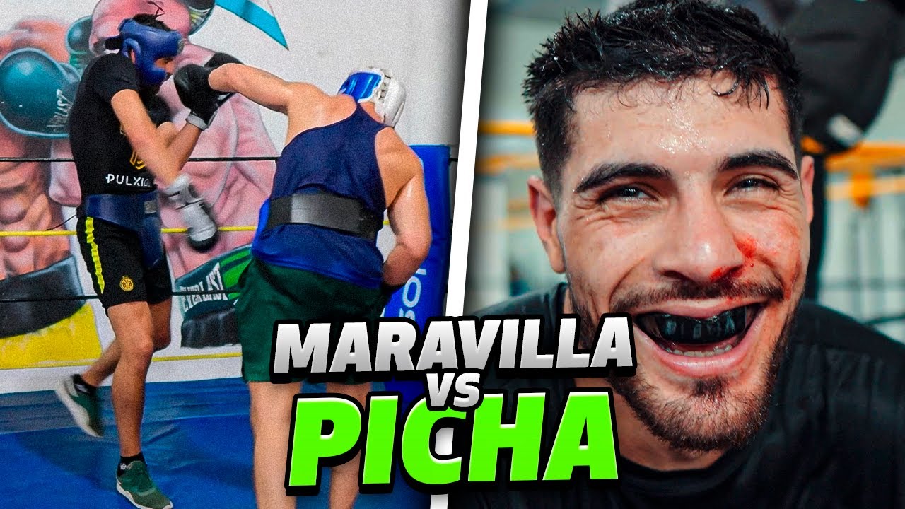 MARAVILLA VS CAMPEON ARGENTINO - SPARRING PESADO