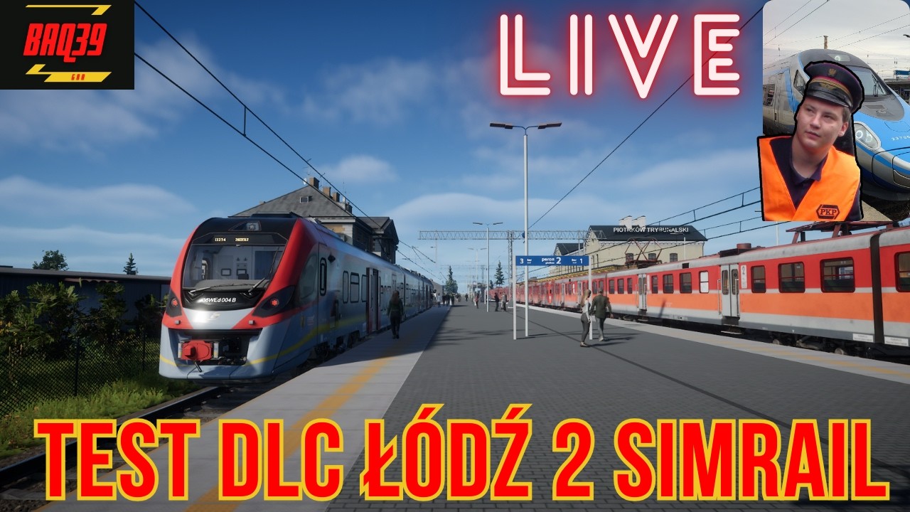 Test Łódź DLC 2 SimRail Live 03.03.2026 #49