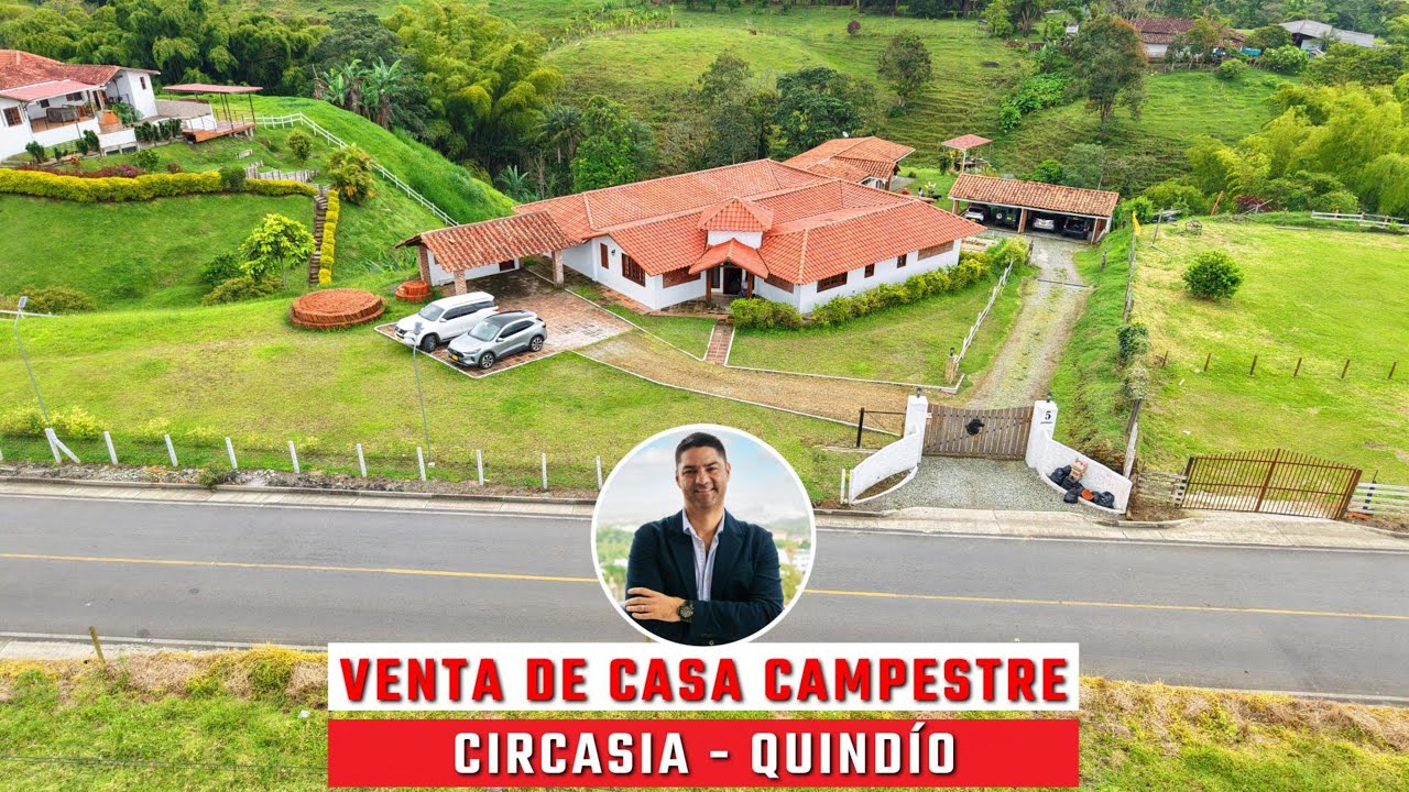 VENTA DE CASA CAMPESTRE EN CIRCASIA, QUINDÍO, COLOMBIA