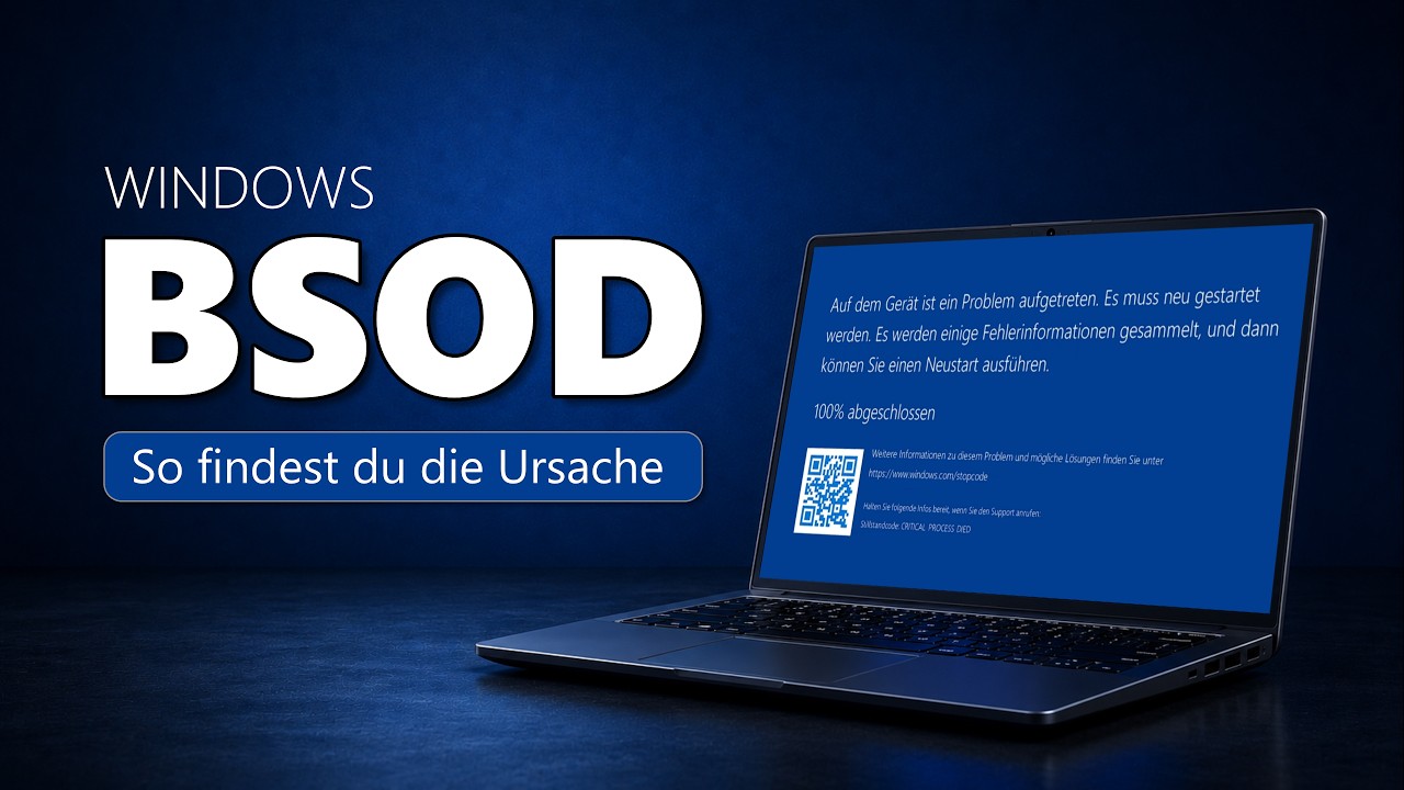 Bluescreen Of Death (BSOD) - So kannst du den Fehler beheben