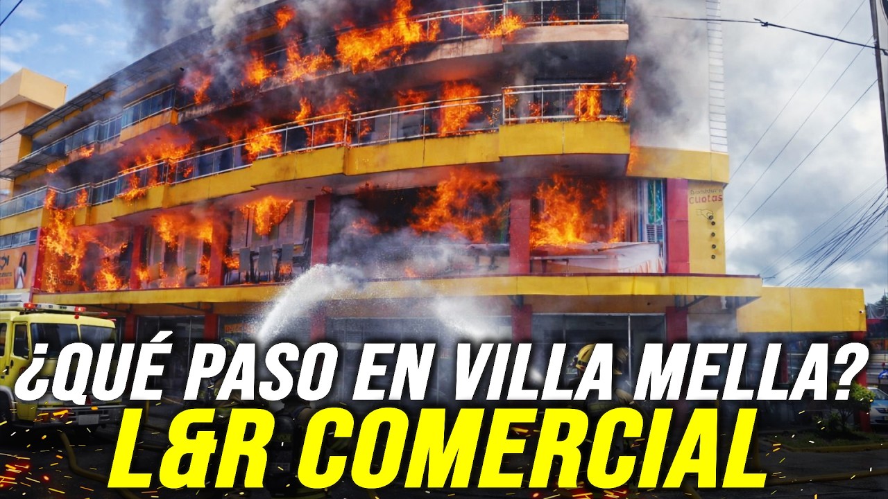 LO ULTIMO 🔴 LYR COMERCIAL: INCENDIO EN LA CHARLES DE GAULLE (VILLA MELLA)