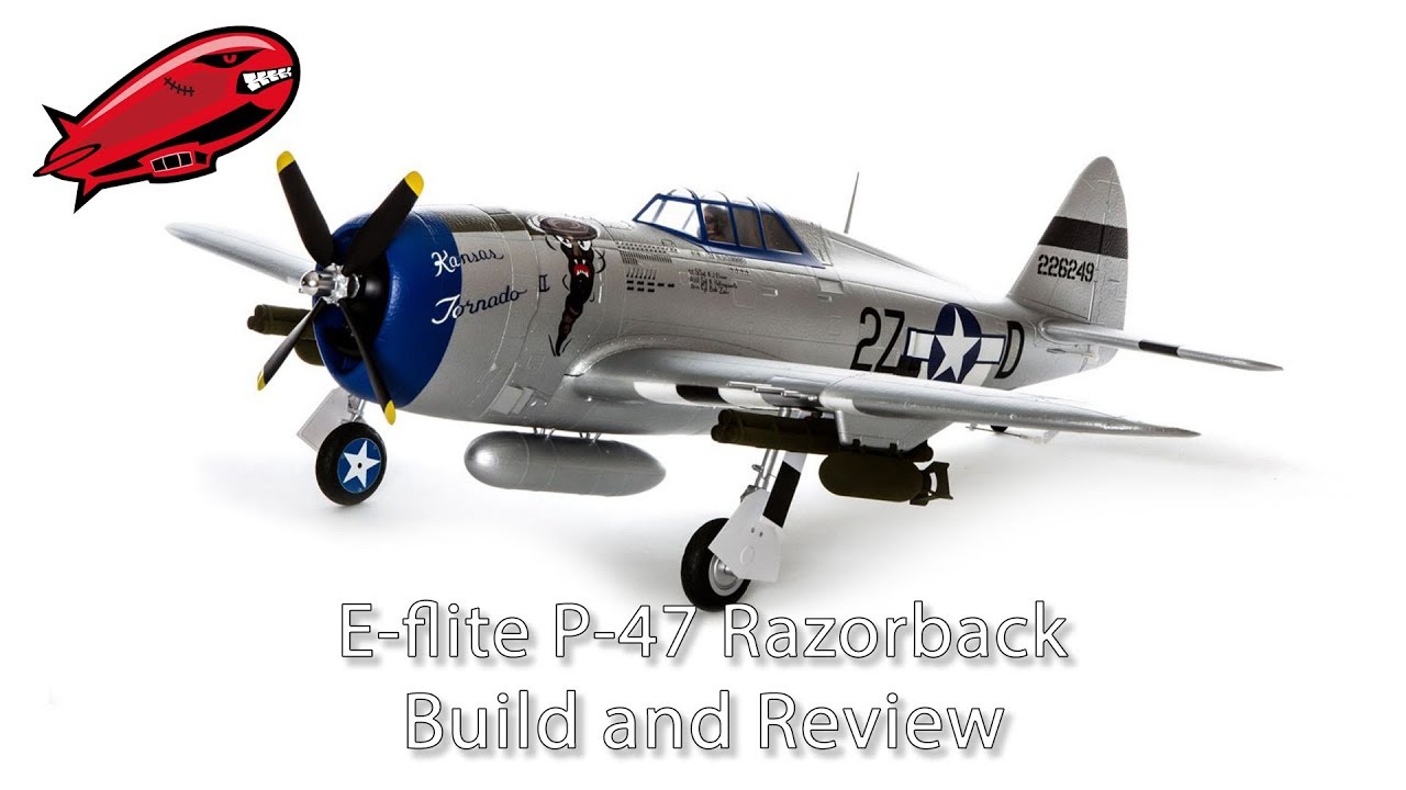 E-flite P-47 Razorback Build and Review