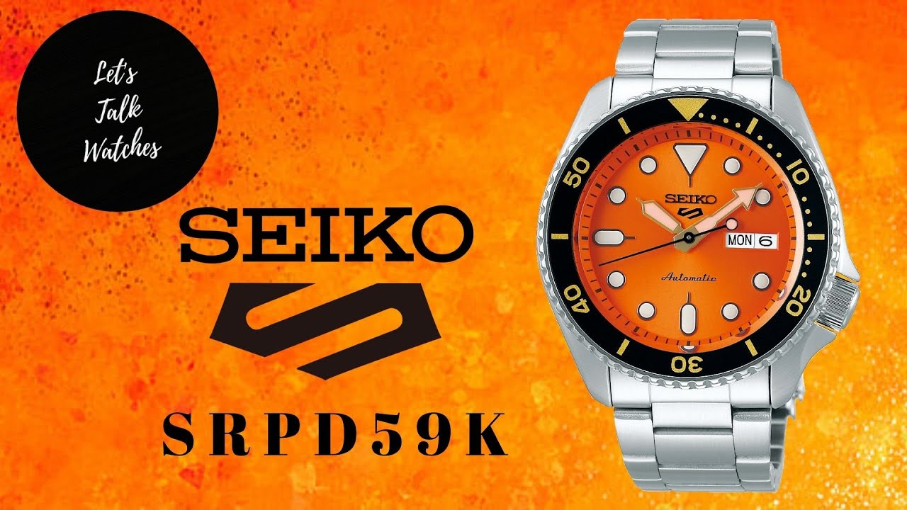 Unboxing and Review- Seiko 5 Sports Orange SRPD59K