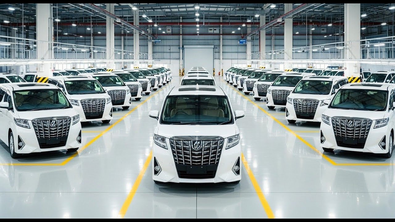 Inside the Toyota Alphard Factory | How 7‑Seater Luxury Minivans Are Made (Full Process)
