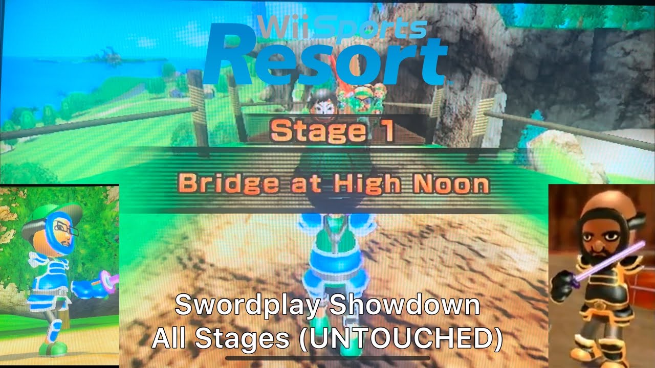 Wii Sports Resort Swordplay Showdown All Stages (UNTOUCHED)