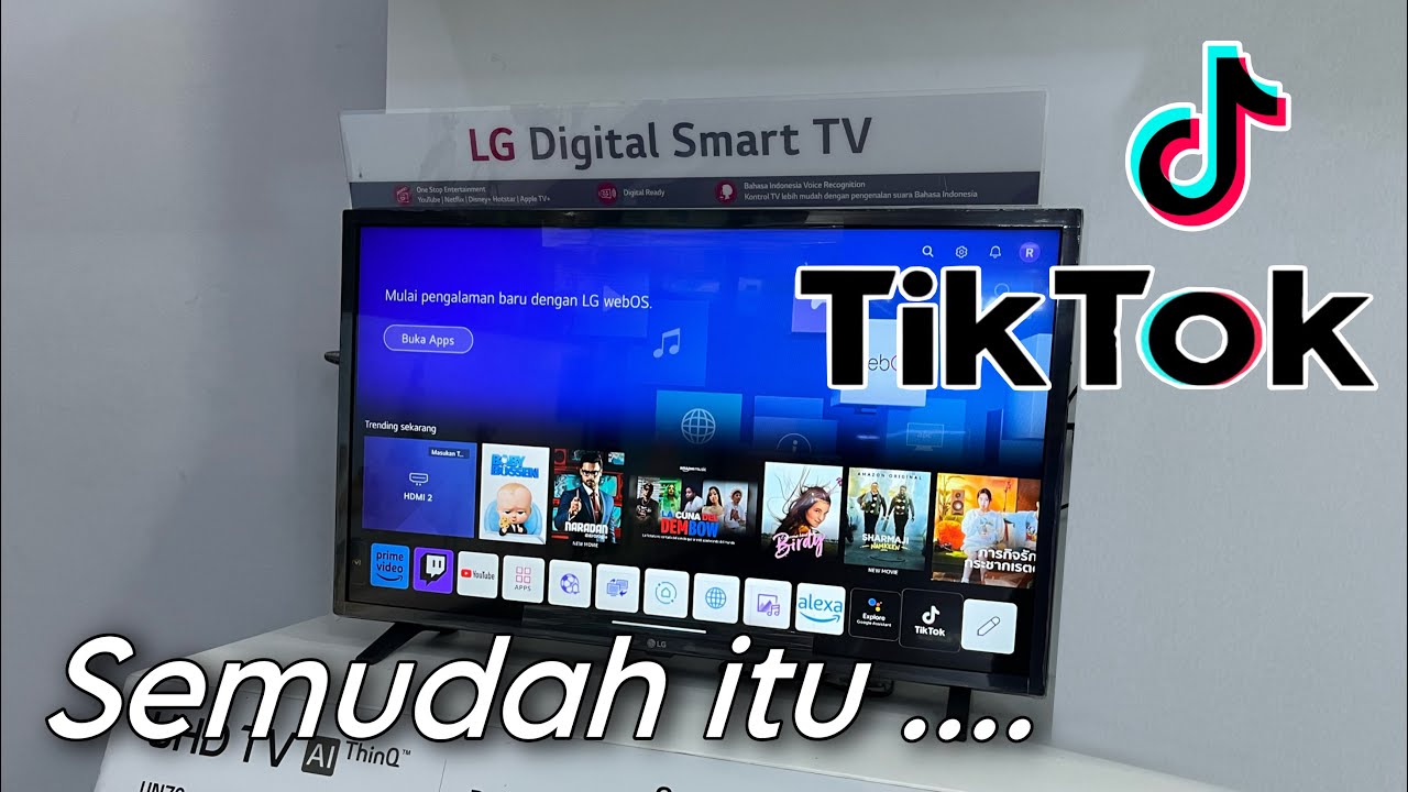Cara Menikmati TikTok di Smart TV LG 32LQ630