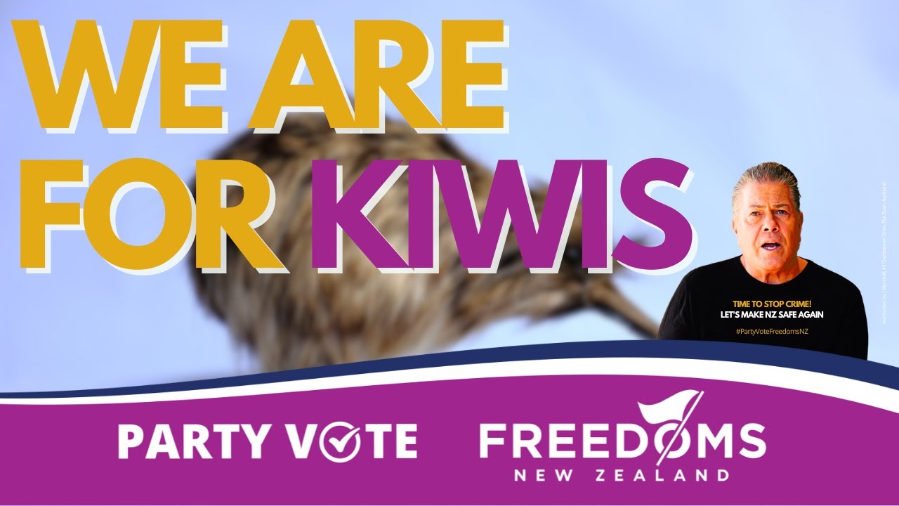 FREEDOMS NZ IS FOR KIWIS #FreedomsNZ#TogetherWeAreBetter#nzpol#PartyVoteFreedomsNZ#nzelection2023