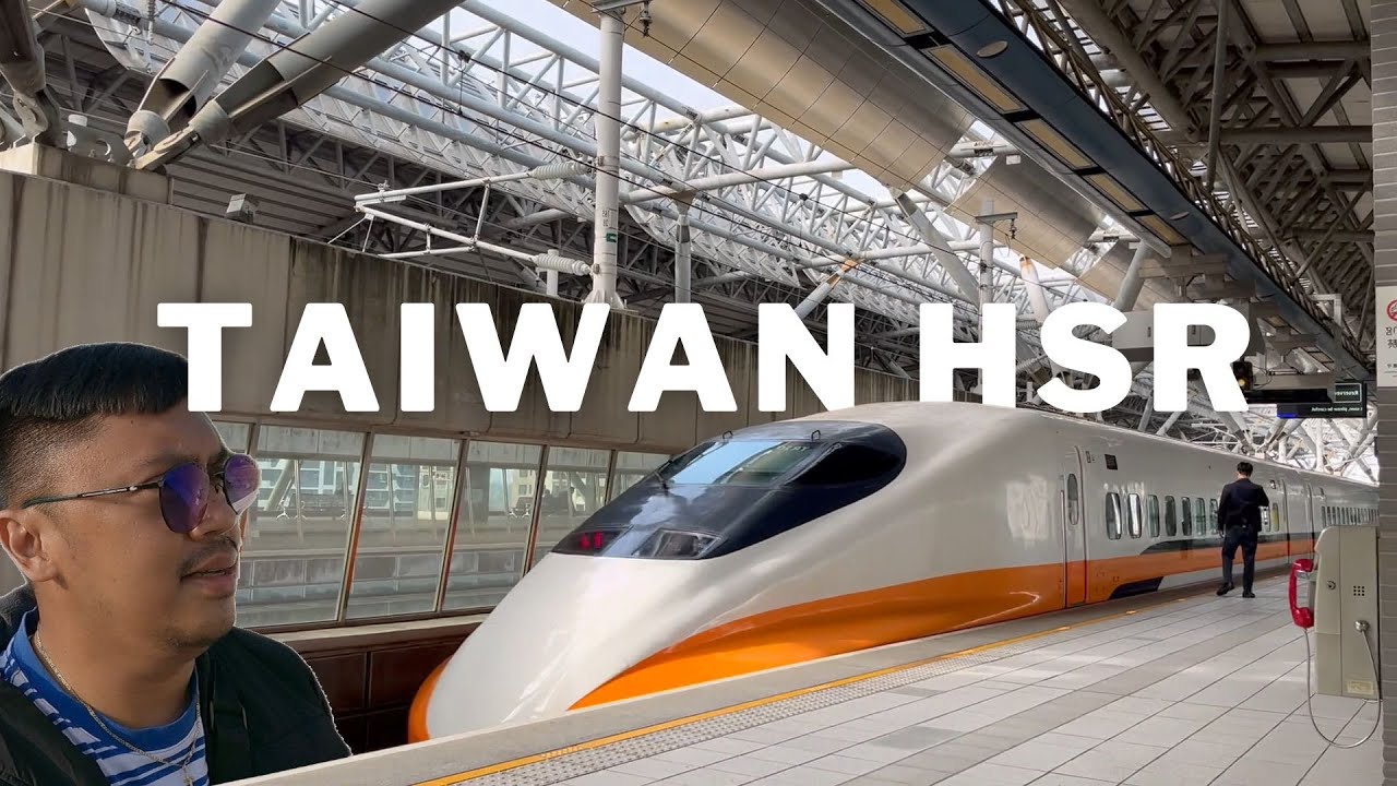 FIRST BULLET TRAIN RIDE! | Taiwan HSR 🇹🇼 | Taoyuan - Taichung - Taipei Main Station