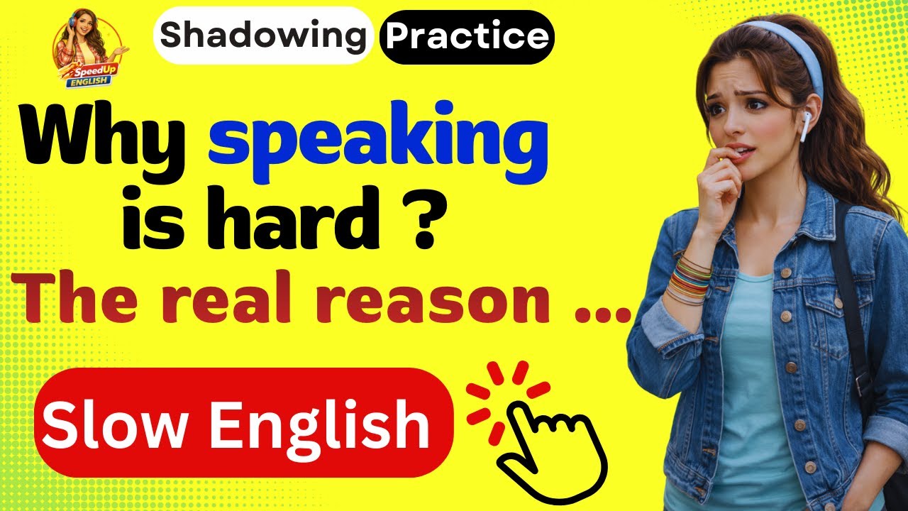 How to Speak English More Confidently and Feel Relaxed| Simple Tips For Beginer | Shadowing Practice