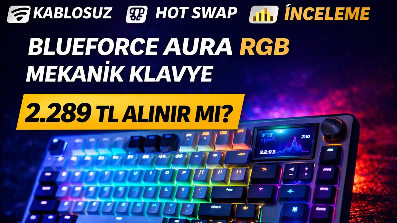 Blueforce Aura RGB Wireless Mechanical Keyboard Review | Is It Worth It? #pcgaming 