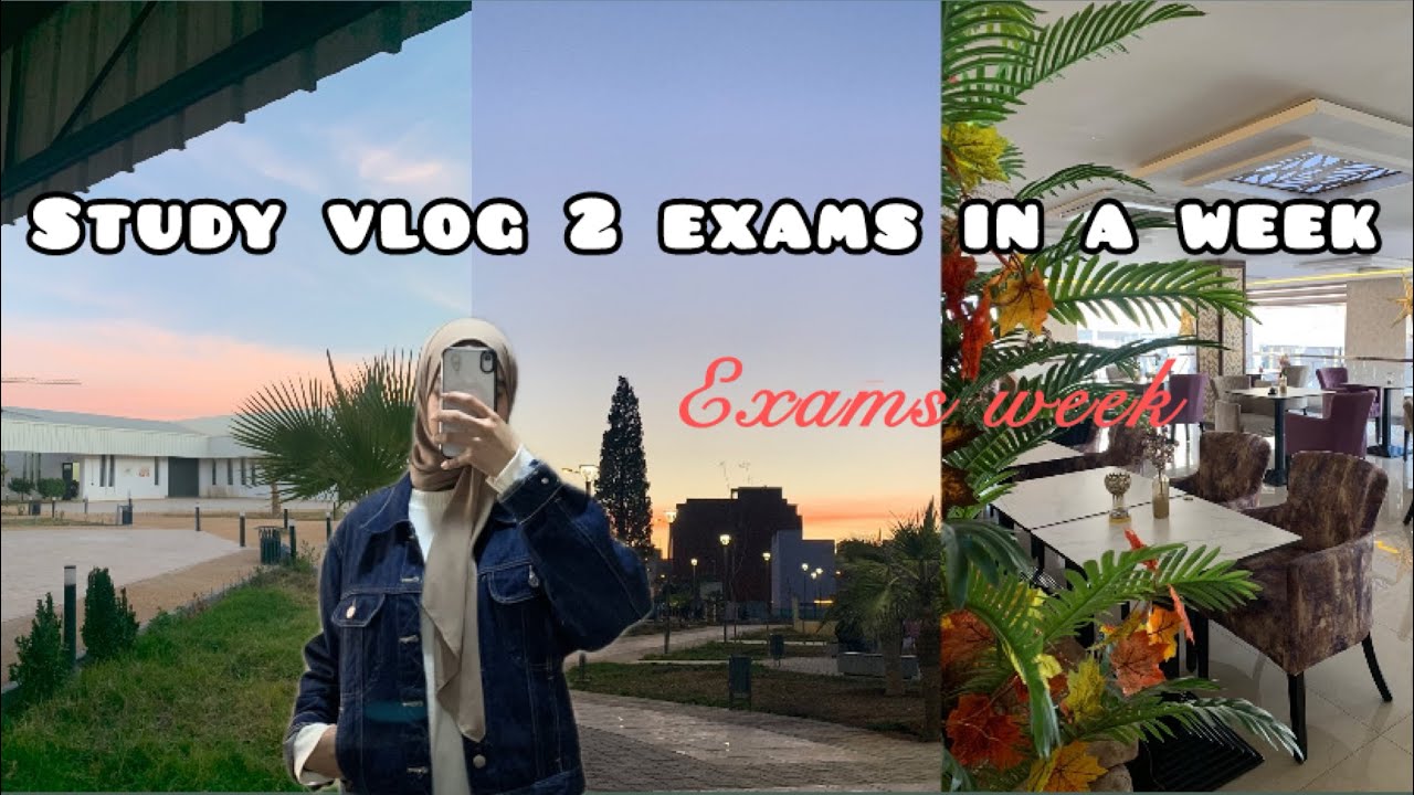 Study vlog✨| 2 exams in a week 😭|خرجه مع صحاباتي❤️