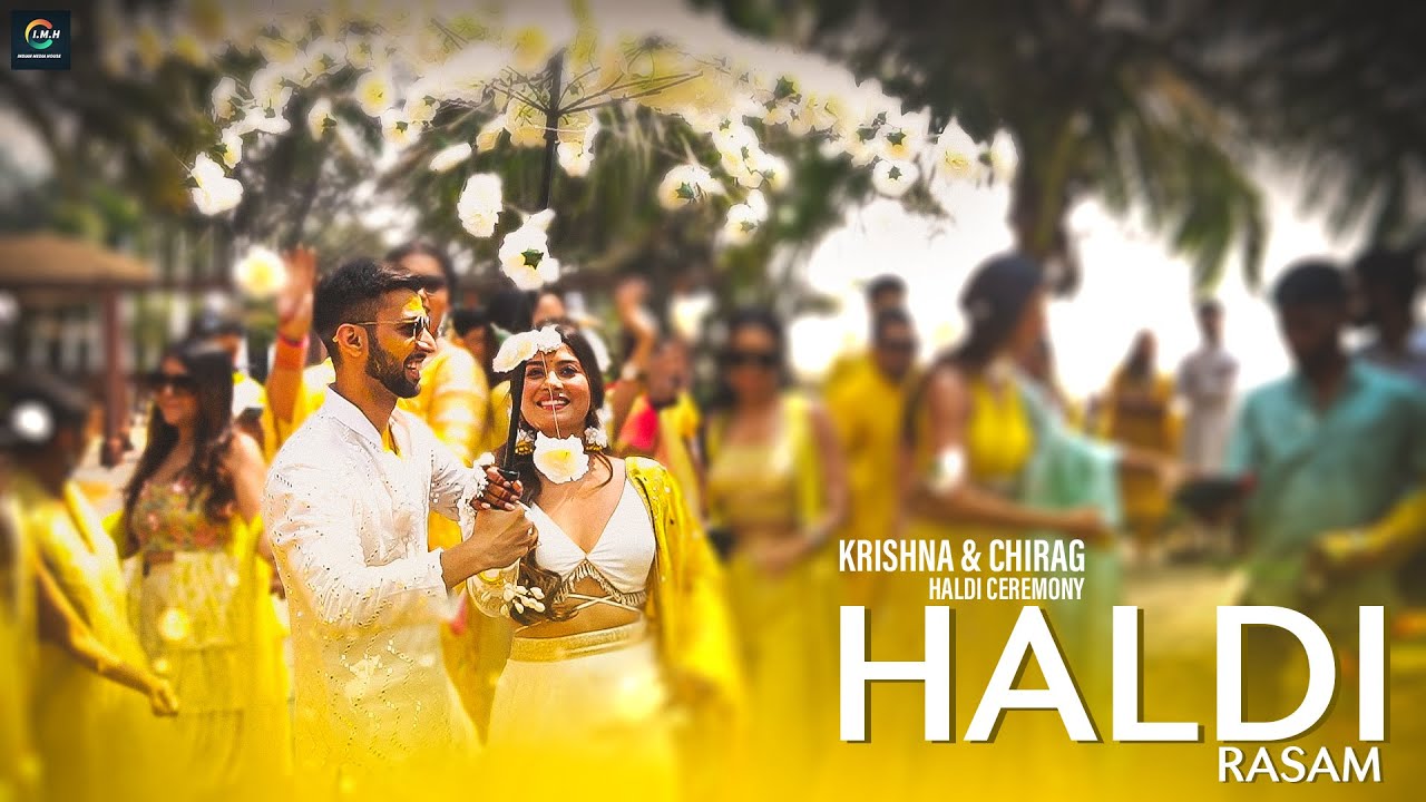 FULL VIDEO OF KRISHNA MUKHERJEE HALDI CEREMONY unseen footages | Indian media house | #IMH