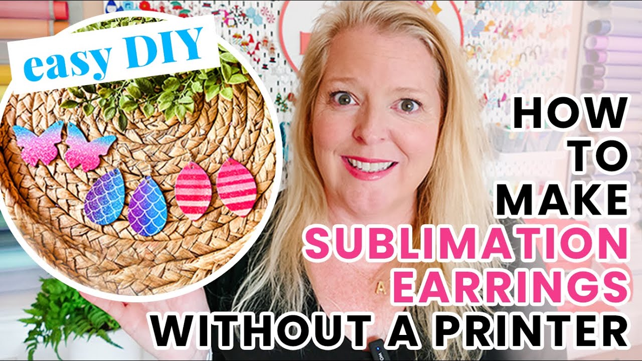 Make Easy Sublimation Earrings without a Sublimation Printer
