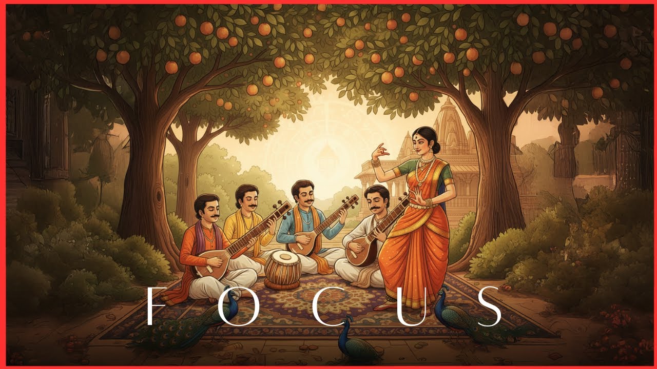 1 Hour Indian Raga Music for Quick Focus & Concentration | 432Hz Study Boost