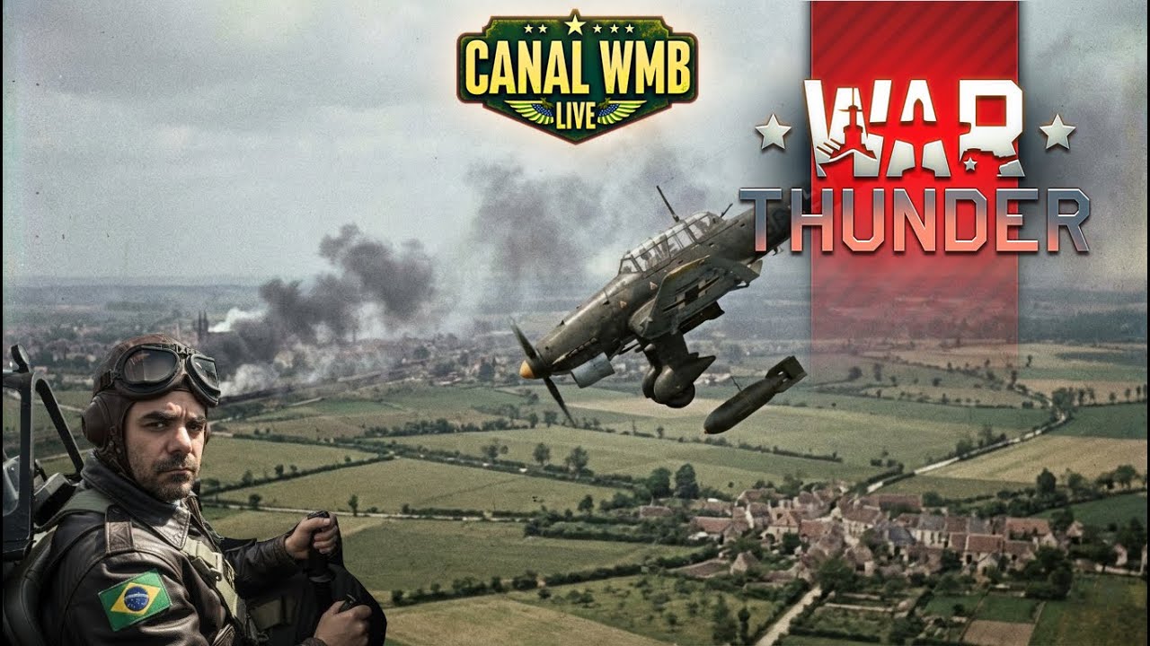O STUKA PRESTA NO SIMULADOR? Testei a "Lenda" e o resultado foi HUMILHANTE! 🤡 - War Thunder | LIVE