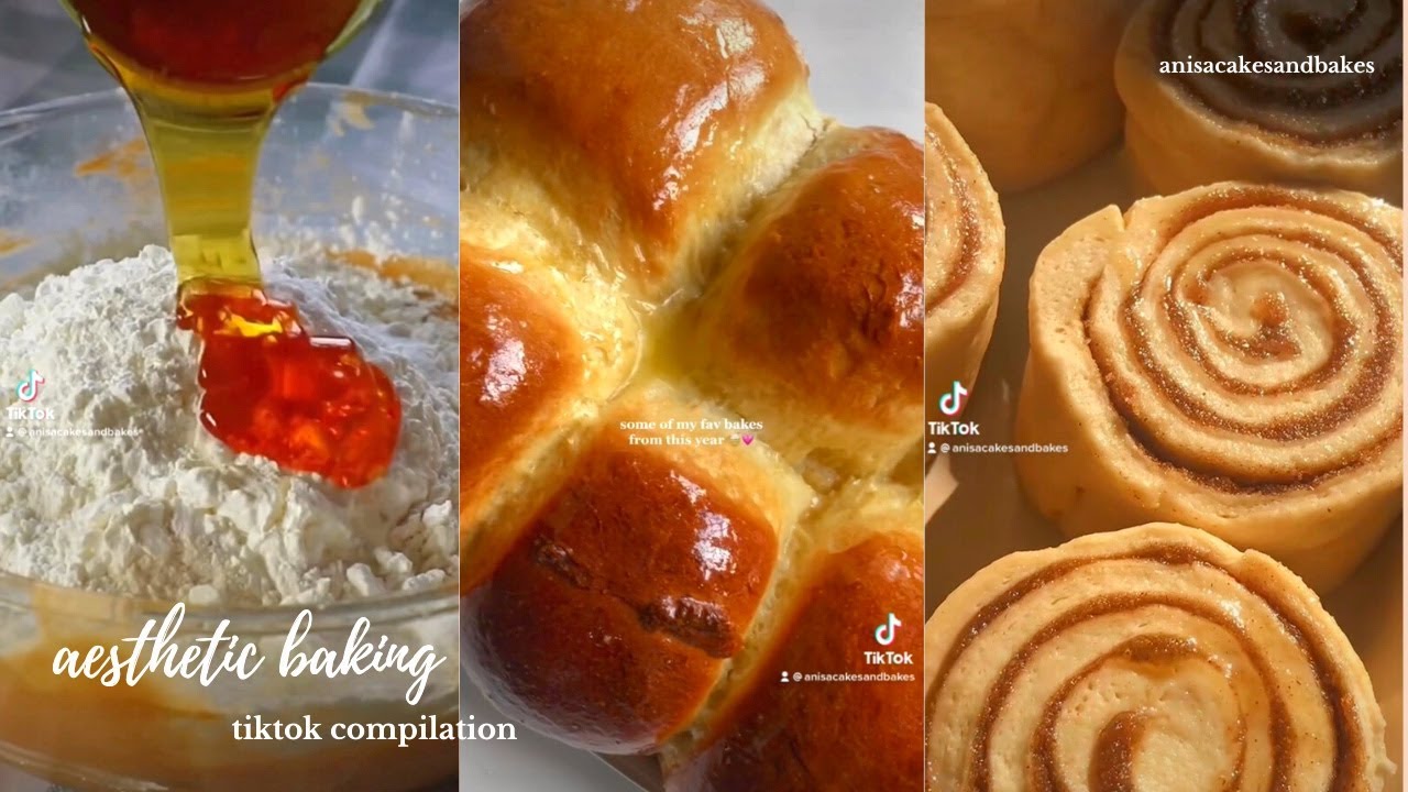 aesthetic baking tiktok compilation 🥐💫 | recipe video compilation | anisacakesandbakes