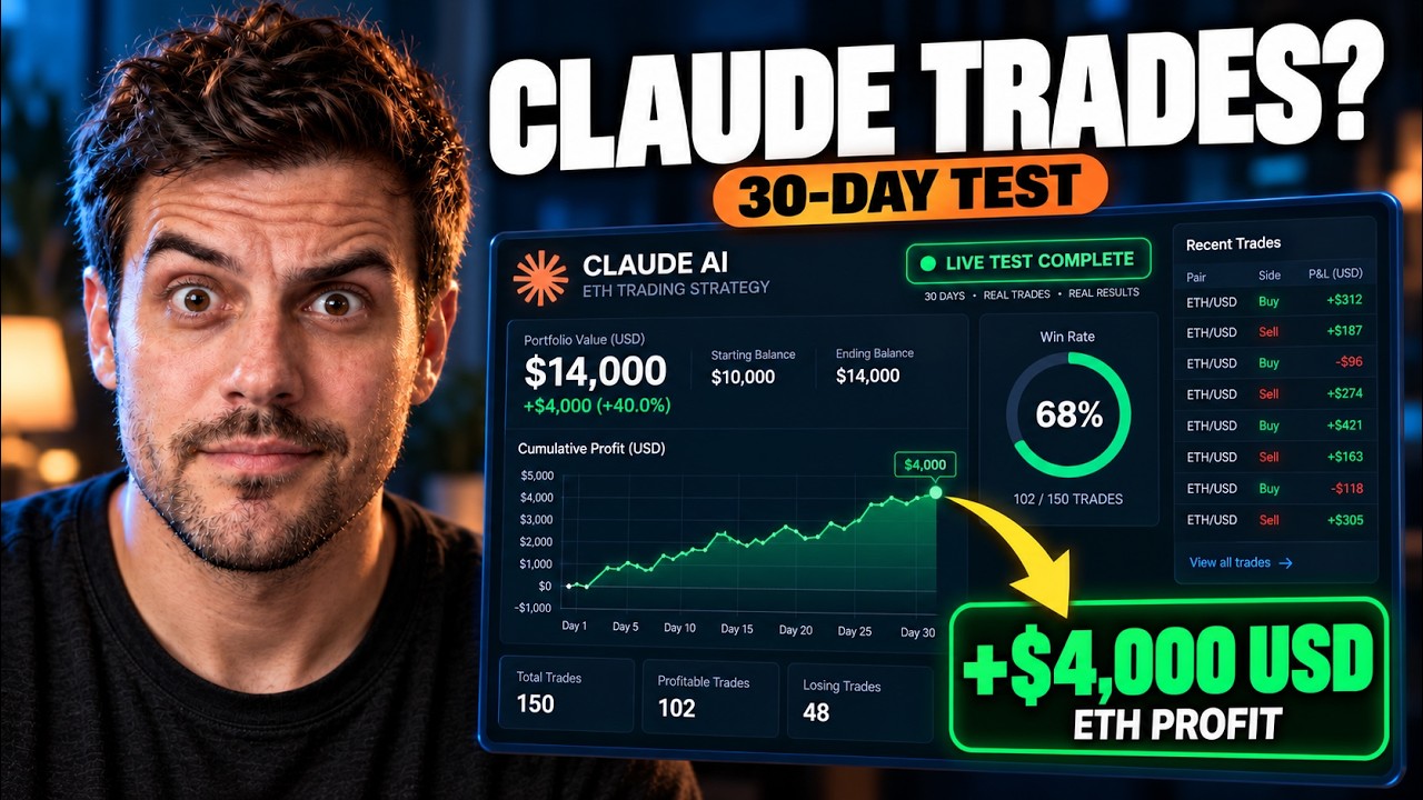 Best AI Trading Bot? I Built a Claude Crypto Bot (+$4,000)