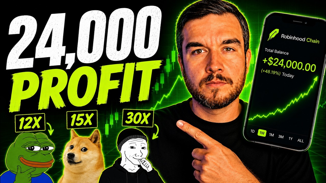 Я заработал $24 000 на торговле мем-коинами в сети Robinhood &mdash; рассказываю как