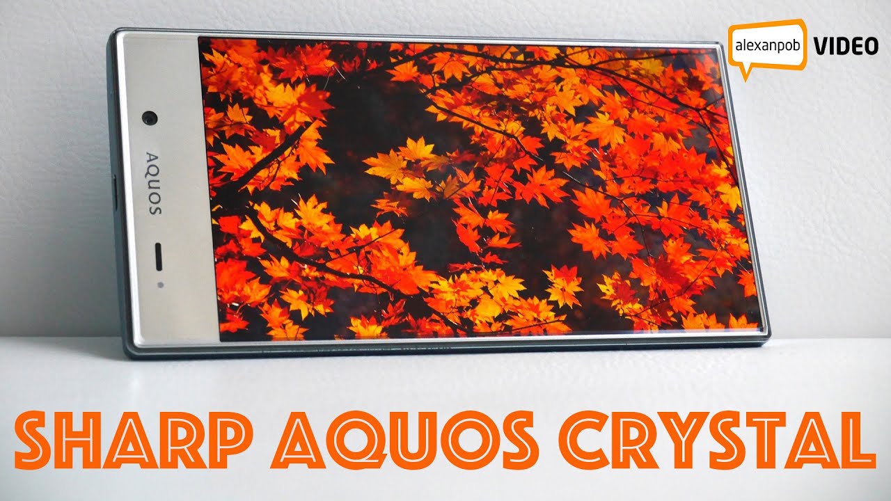 Обзор Sharp Aquos Crystal: японский безрамочный смартфон