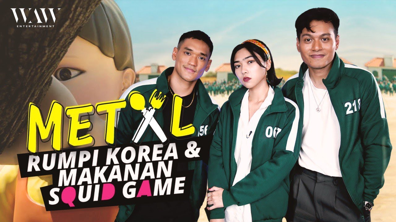 ISYANA, RUMPI KOREA DAN MAKANAN SQUID GAME BARENG AFGAN & RENDY PANDUGO | METAL Isyana Sarasvati