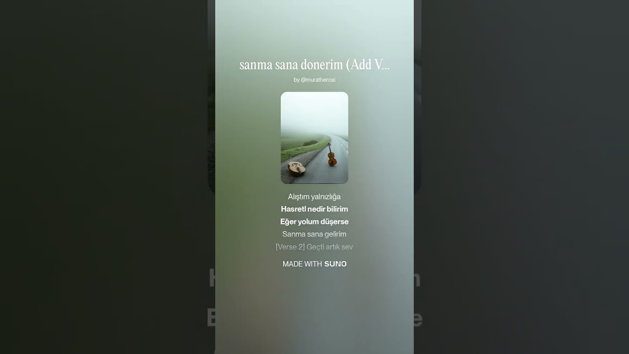 Sanma Sana Dönerim Add Vocal 1